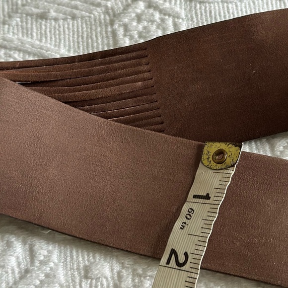 SALE!! NWT Anthropologie Tonya O-Ring Taupe Belt M/L - Picture 8 of 8